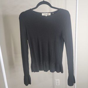 Black long sleeve sweater